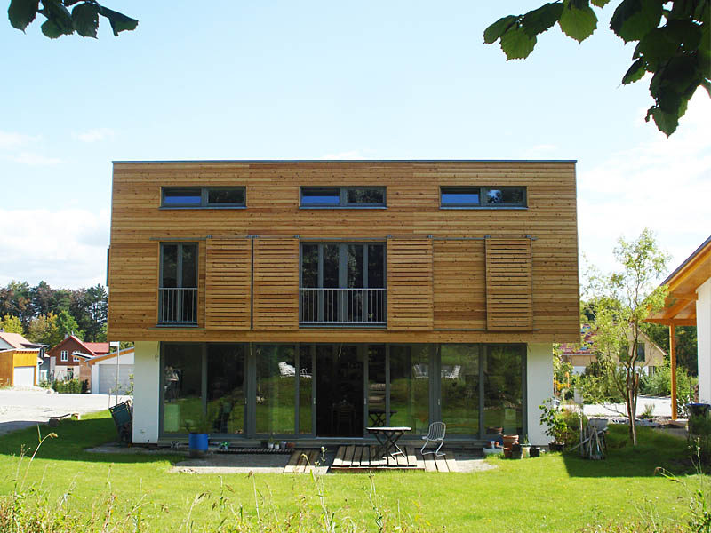 Holzfassade modern
