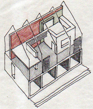 Wohnhaus SKizze Aufbau